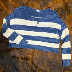 American Eagle Oversized Cropped Sweater- Size S